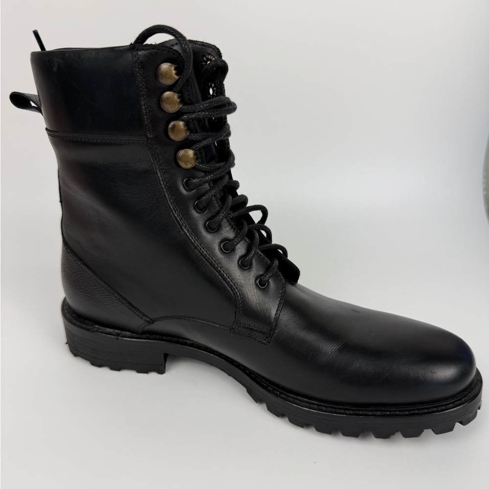 Men’s AF Ankari Floruss Combat Boots Black Size 7 Grunge Punk Biker Hipster Lug - Picture 7 of 14